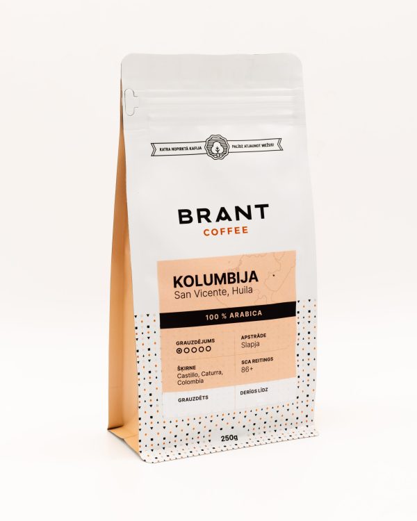Brant Coffee Kolumbija San Vicente Huila