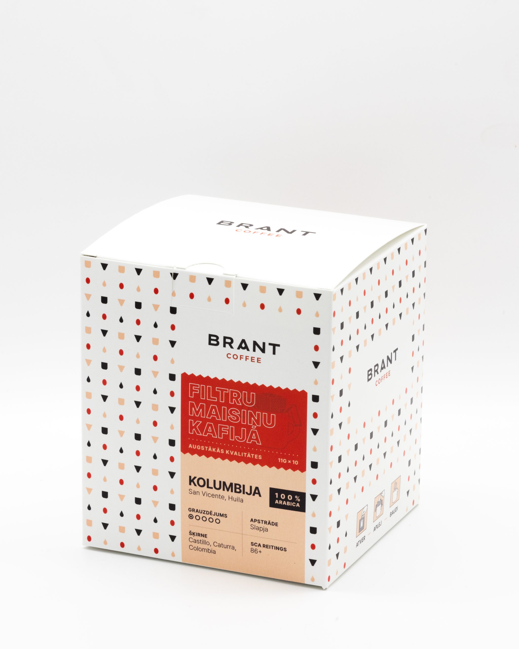 Filtru maisiņu kafija – Kolumbija by Brant Coffee