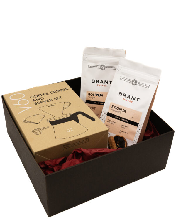 V60 un kafija V60 filtra komplekts + divas kafijas